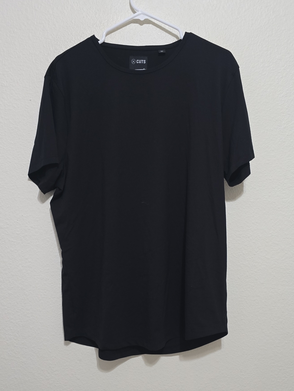 Cuts Clothing Black Short Sleeve Crew Tee XL